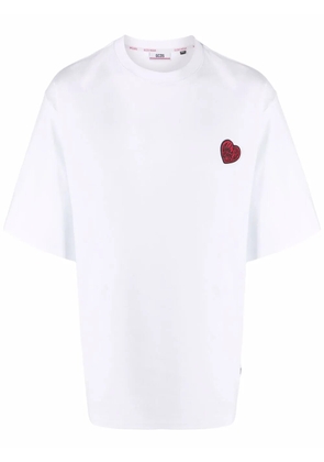 GCDS heart detail T-shirt - White