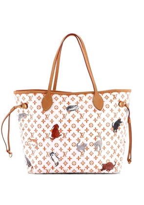 Louis Vuitton Pre-Owned Neverfull NM Limited Edition Grace Coddington Catogram Canvas MM tote bag - Multicolour