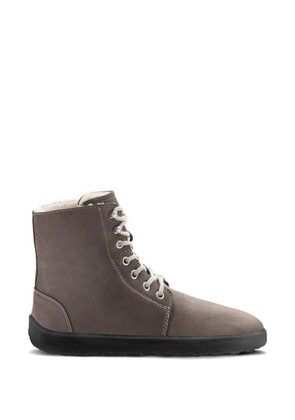 Be Lenka lace-up shearling boots - Brown