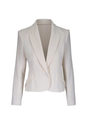 L'Agence Jennah single-breasted cotton blazer - Neutrals