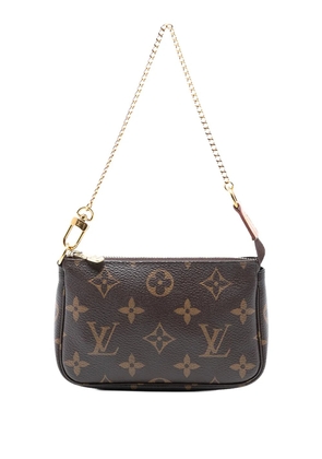 Louis Vuitton Pre-Owned 2020 Monogram Mini Pochette Accessoires handbag - Brown