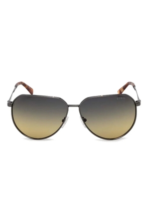 GUESS EYEWEAR pilot-frame sunglasses - Grey