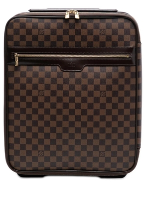 Louis Vuitton Pre-Owned 2009 Damier Ebene Pegase 45 travel bag - Brown