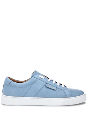 Billionaire low-top leather sneakers - Blue