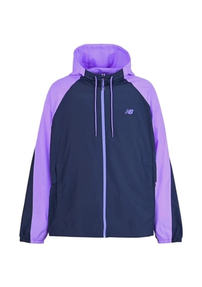New Balance colour-block hooded jacket - Blue