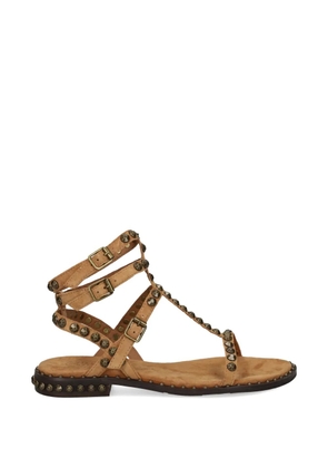 Ash Play stud-embellished sandals - Brown
