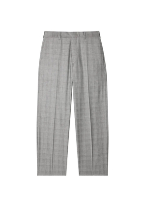 Paul Smith check-pattern relaxed-fit tailored trousers - Grey