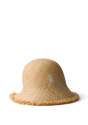 Prada raffia hat - Neutrals