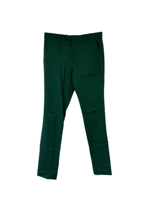 Gucci Pre-Owned Web-accent straight-leg trousers - Green