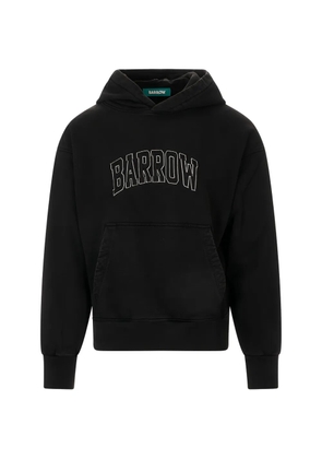 BARROW logo-embroidered hoodie - Black