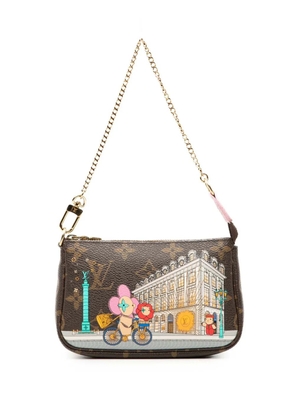 Louis Vuitton Pre-Owned 2022 Monogram Vivienne in Paris Mini Pochette Accessoires handbag - Brown