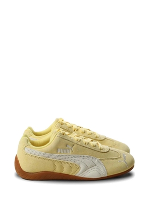 PUMA Speedcat OG logo-embroidered suede sneakers - Yellow