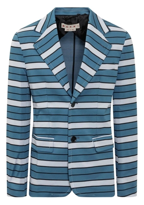 Marni striped blazer - Blue