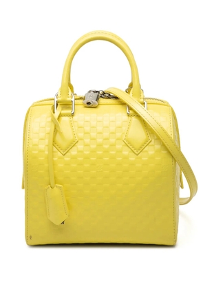 Louis Vuitton Pre-Owned 2013 Damier Facette Speedy Cube PM satchel - Yellow