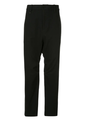 Makavelic drop-crotch trousers - Black