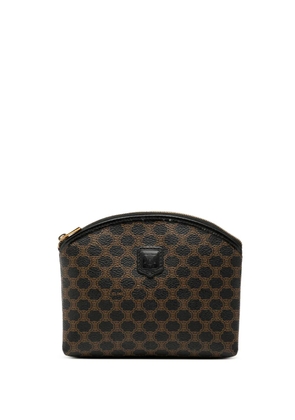 Celine Pre-Owned 1997 Macadam Coated Canvas pouch - Black