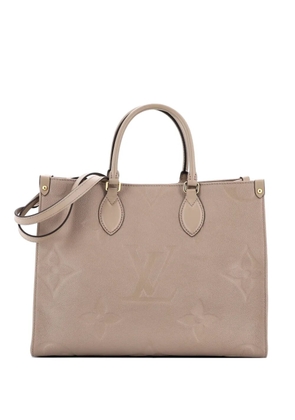 Louis Vuitton Pre-Owned OnTheGo Monogram Empreinte Giant MM tote bag - Neutrals