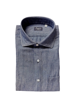 Finamore 1925 Napoli spread-collar shirt - Blue
