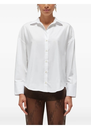 Blugirl lace-panelled back-slit shirt - White