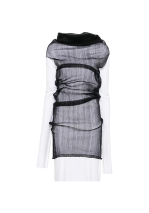 Rick Owens Transparent Tube top - Black