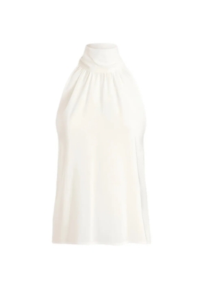 PT Torino Anita bow-detail halterneck top - Neutrals