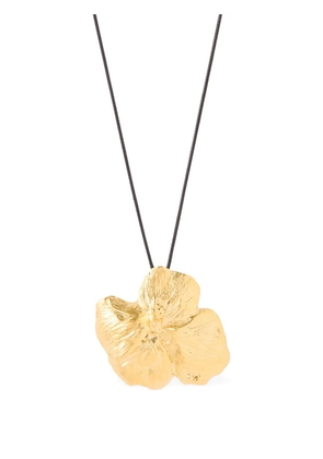 YSSO Hibiscus necklace - Gold