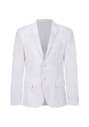 Calvin Klein notched-lapel single-breasted blazer - White