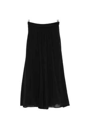 Forte Forte zip-fastening midi skirt - Black
