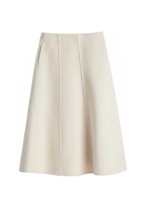 Jil Sander x Moncler panelled A-line skirt - White