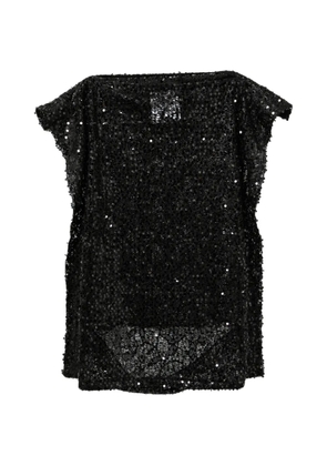 Junya Watanabe sequin-embellished top - Black