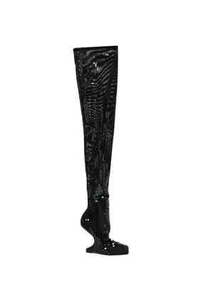 Rick Owens Lilies sequin boots - Black