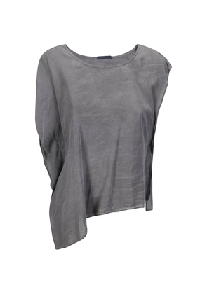 Limi Feu asymmetric sleeveless blouse - Grey