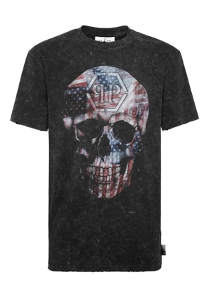 Philipp Plein Skull America washed T-shirt - Black