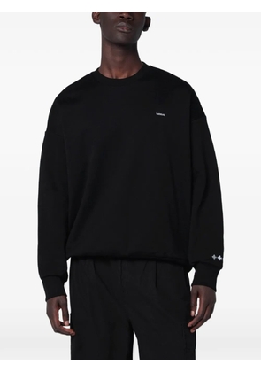 Tatras Tatras logo-print drop-shoulder sweater - Black