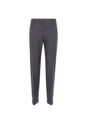 Versace belt-loops tailored trousers - Grey
