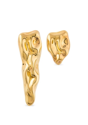 Federica Tosi Tooth asymmetrical earrings - Gold