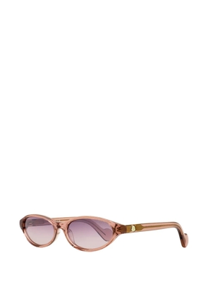 Moncler Eyewear oval-frame sunglasses - Neutrals
