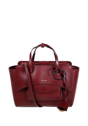 HIDESINS Flap leather tote bag - Red