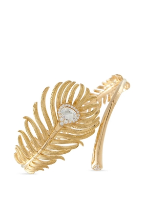 Boucheron Pre-Owned Plume de Paon diamond bracelet - Gold