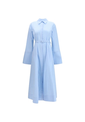 Gabriela Hearst Carmina flared-sleeve dress - Blue