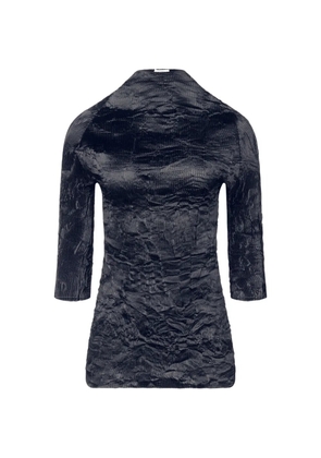 FFORME Dahlia crinkled plissé blouse - Black