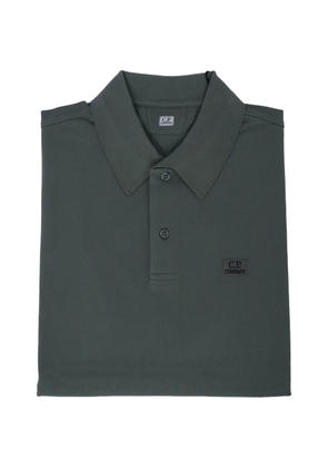 C.P. Company logo-patch polo shirt - Green