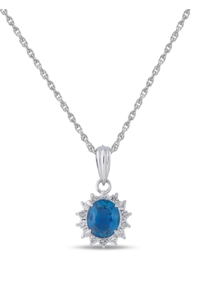 LB Exclusive sapphire and diamond necklace - Silver