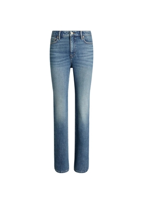 Lauren Ralph Lauren faded whiskered jeans - Blue