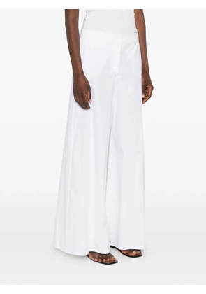 Marella Gala1 pocket palazzo pants - White