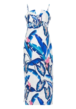 FARM Rio Foliage maxi dress - White
