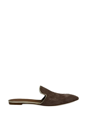 Malone Souliers Marianne pointed-toe mules - Brown