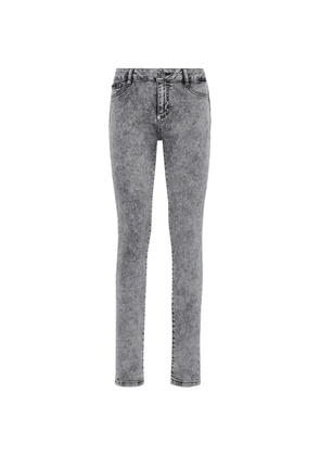 Philipp Plein acid-wash jeggings - Grey