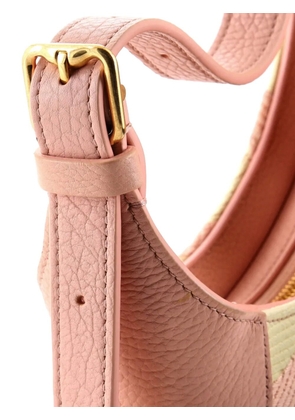 Burberry Pre-Owned Chess Printed Canvas with Leather Small shoulder bag - Pink