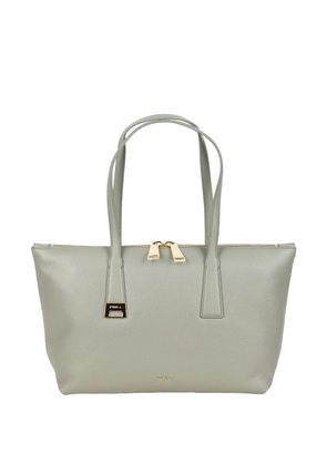 Furla grainy-leather tote bag - Grey